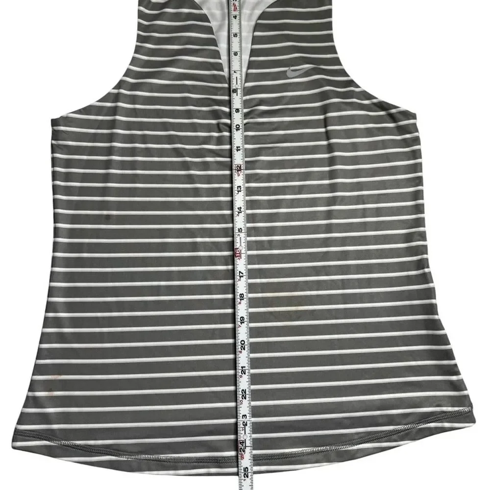 Nike Women's Grey and Black Vest